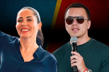 Luisa González y Daniel Noboa van a segunda vuelta.