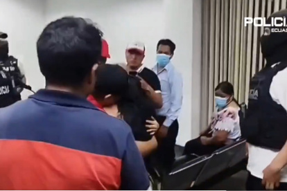 La mujer fue entregada a sus familiares.