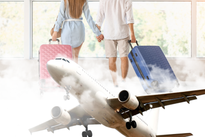 Vuelos baratos para un San Valentín por lo alto.