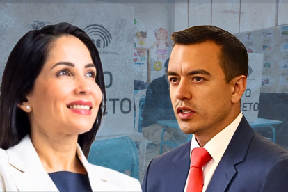 Luisa González y Daniel Noboa se enfrentarán en una segunda vuelta.