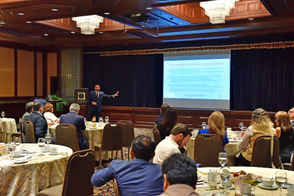 CONVERSATORIO, IMPACTO EN LA ECONOMIA+´GLOBAL Y EL ECUADOR FOTOGRAFO: FRANCISCO FLORES PERIODISTA: LIZBETH ZUMBBA FECHA: 11-02-2025 AG-EXTERNOS