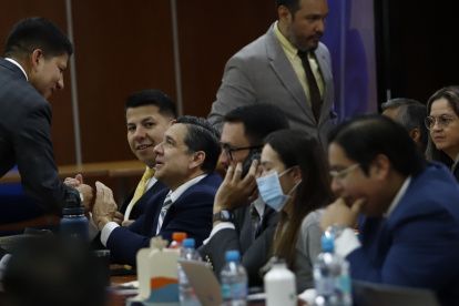 Defensa. El abogado del exasambleísta, Pablo Muentes, ha cuestionado el testimonio que dio Salazar a Fiscalía.