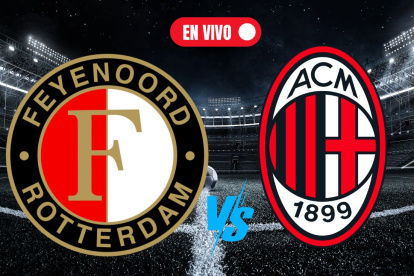 Feyenoord y Milan pelean por clasificar a los octavos de Champions League.-