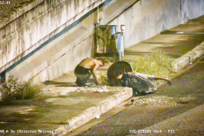 Cámaras captaron el suceso.