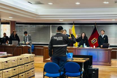 Un perito expuso registros de visitas a la casa de Pablo Muentes.