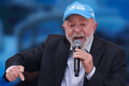 El presidente de Brasil Luiz Inácio Lula da Silva.
