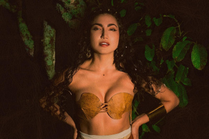 Shalom Mendieta para su disco Madera y cuero.