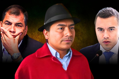 Los votos que captó Leonidas Iza pueden ser claves para el correísmo. El líder indígena mencionó que no hablará con Daniel Noboa.