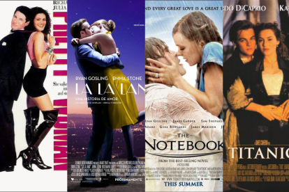 Algunas películas románticas para ver en San Valentín