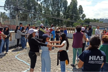 ONG. La organización humanitaria HIAS Ecuador ayudó a más de 200 mil refugiados en el 2023.