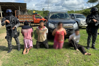 Capturados en Manabí.
