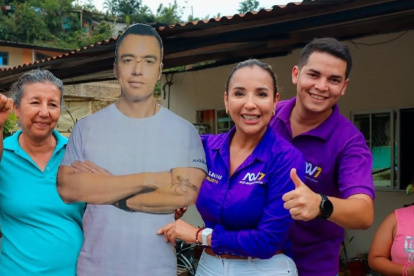 Yadira Bayas es la candidata a asambleísta, auspiciada por el movimiento ADN, de Daniel Noboa.