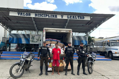 Capturado por robar furgón