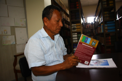 El escritor José Villón Torres, en la investigación para su nuevo libro