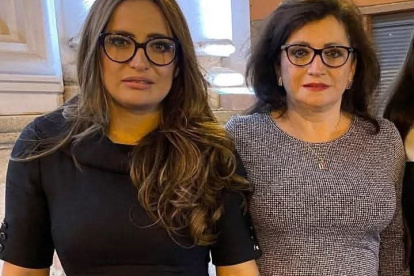 Lourdes Terreros y Rosa Argudo fueron funcionarias del IESS en Cuenca.