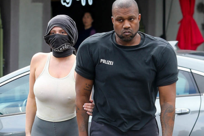 Kanye West y su esposa, Bianca Censori.