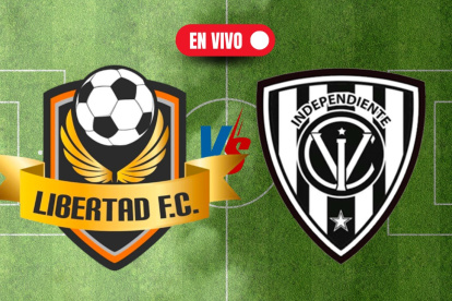 Libertad FC de local ante Independiente del Valle.