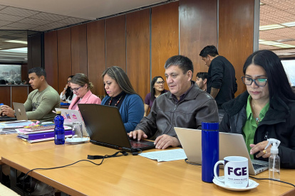 El fiscal general subrogante, Wilson Toainga, anunció que se abrirá una investigación por actos intimidatorios en contra de los investigadores del Caso Purga.