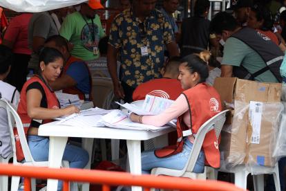 Escrutinio de actas de votación, de las elecciones generales de 2025.