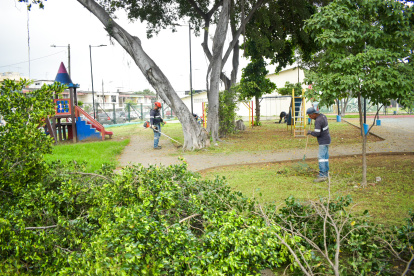 El parque principal de la Pradera 2 fue atendido por las autoridades