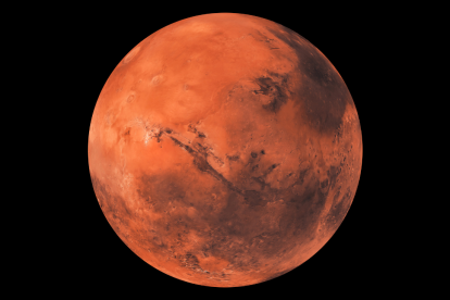 Marte, planeta con bajas temperaturas.