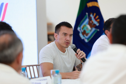 El presidente Daniel Noboa competirá en el balotaje con Luisa González.