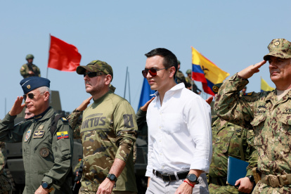 Noboa sostuvo que 2023 fue el pero año en seguirdad para Ecuador.