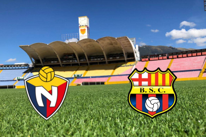 El Nacional y Barcelona se enfrentarán en el estadio Atahualpa por la Copa Libertadores.