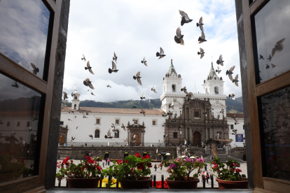 La construcción de la iglesia de San Francisco empezó en 1636 y tardó 150 años.