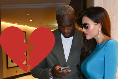 Felipe Caicedo y María García una de las últimas fotos juntos del 2024.