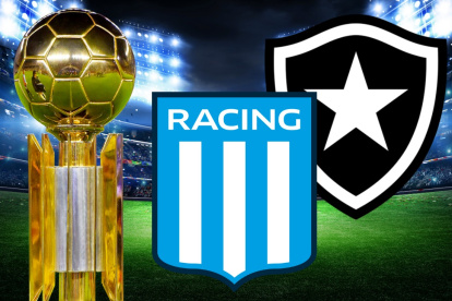 Racing y Botafogo disputan la Recopa Sudamericana 2025.
