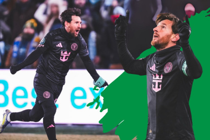 Messi marcó el tanto de la victoria de Inter Miami.