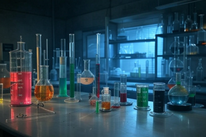 Ilustración referencial hecha con IA. Los químicos eran usados para hacer narcóticos