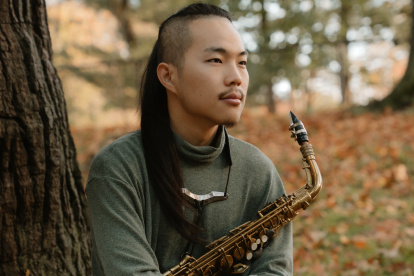 El saxofonista Austin Zhang ya trajo su música a Guayaquil en 2022. Se formó en la Manhattal School of Music.