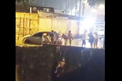 Vecinos del sector rescataron el cuerpo del menor, la noche del jueves 20 de febrero.