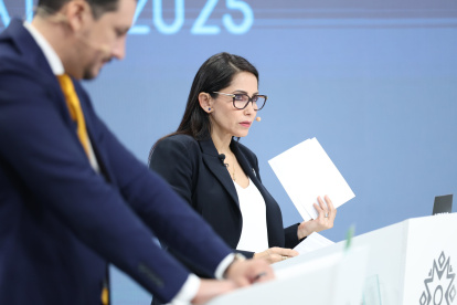 Luisa González pasó segunda al balotaje con Daniel Noboa.