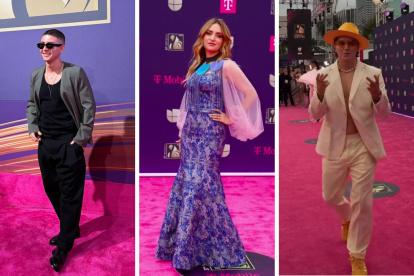 Álex Ponce, Mirella Cesa y Jandino en Premio Lo Nuestro 2025.