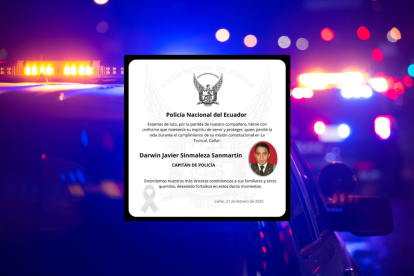 Comandante de la Policía fue asesinado en La Troncal.