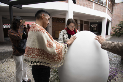 La obra se presentó en la Plaza Belmonte, en Quito. El domingo estará en la Plaza de las Ritualidades de la parroquia Amaguaña.