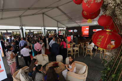 Puerto. La presentación de la nueva ruta de Guayaquil a China.