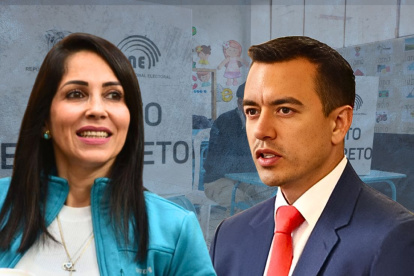 Luisa González y Daniel Noboa volverán a enfrentarse en segunda vuelta el 13 de abril de 2025.