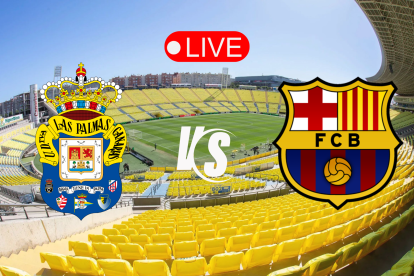 Las Palmas y el FC Barcelona se enfrentan en la fecha 25 de LaLiga Española.