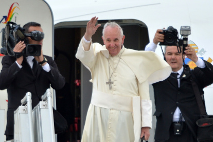 Jorge Mario Bergoglio visitó Ecuador en 2015 como el máximo representante de la Iglesia católica.