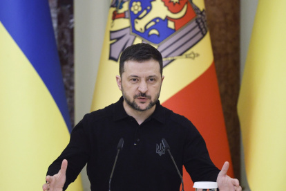 Foto de archivo del presidente ucraniano Volodímir Zelenski.