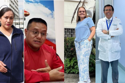 Mónica Barragán, Paúl Paredes, Francisca Pin y Stenio Cevallos enfrentaron al COVID-19.