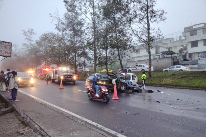 El siniestro de tránsito ocurrió en el sector de San Martín, en sentido norte-sur.