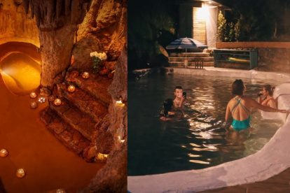 Así lucen algunas piscinas termales ubicadas fuera de la ciudad de Cuenca.