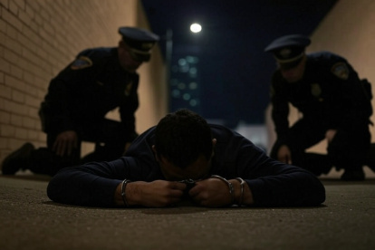 Ilustración referencial de IA. Los sujetos fueron neutralizados.