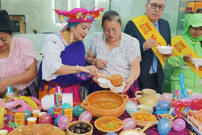 El motepata es una sopa tradicional que se consume durante la época de carnaval en Cuenca.