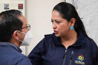 Paola Pabón señaló que manifestará al Ministerio de Finanzas el rechazo a la propuesta del pago en bonos.